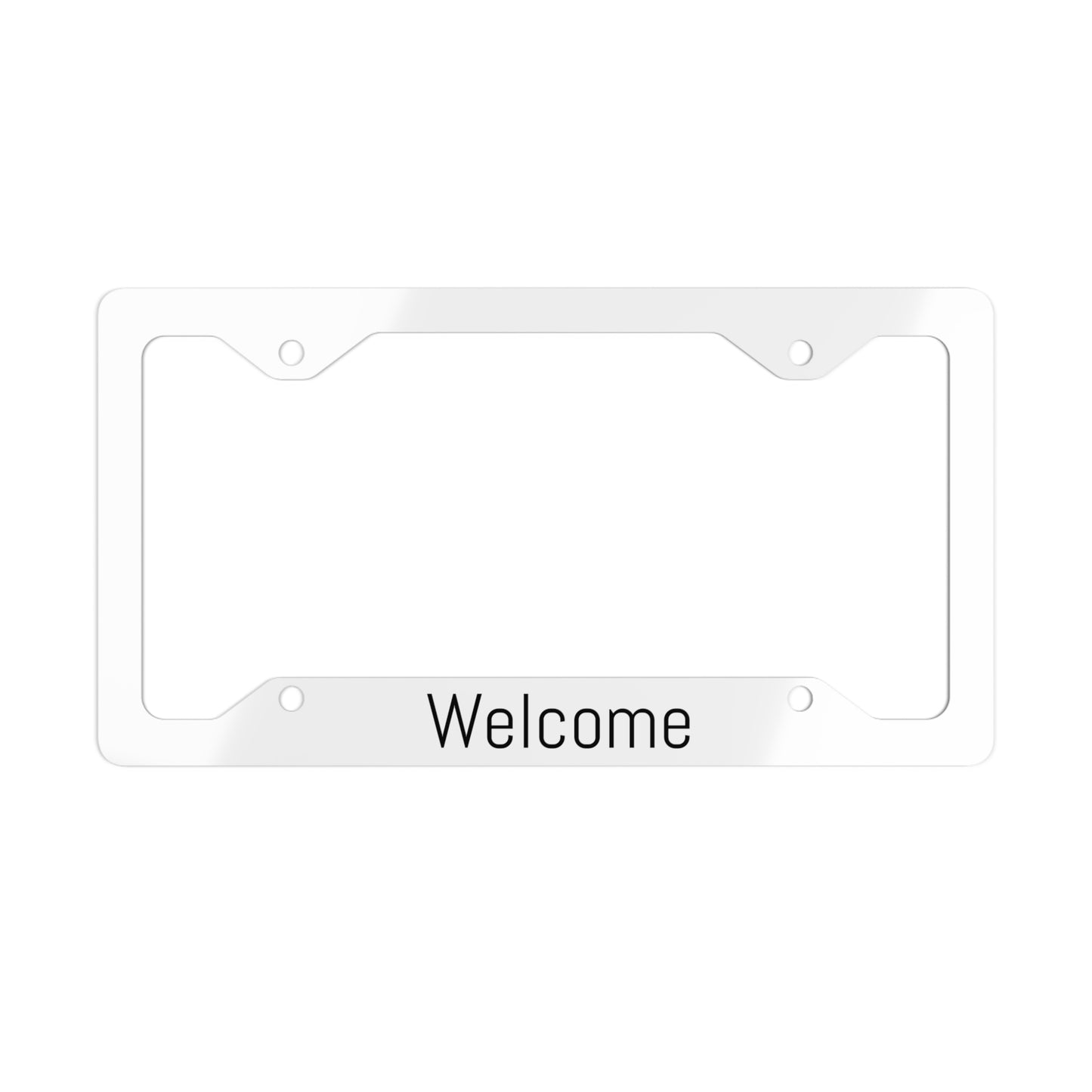 Metal License Plate Frame